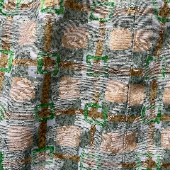 🌿🌼🌿yellow and green tailored printed dress🌿🌼🌿 - Picture 6 of 7